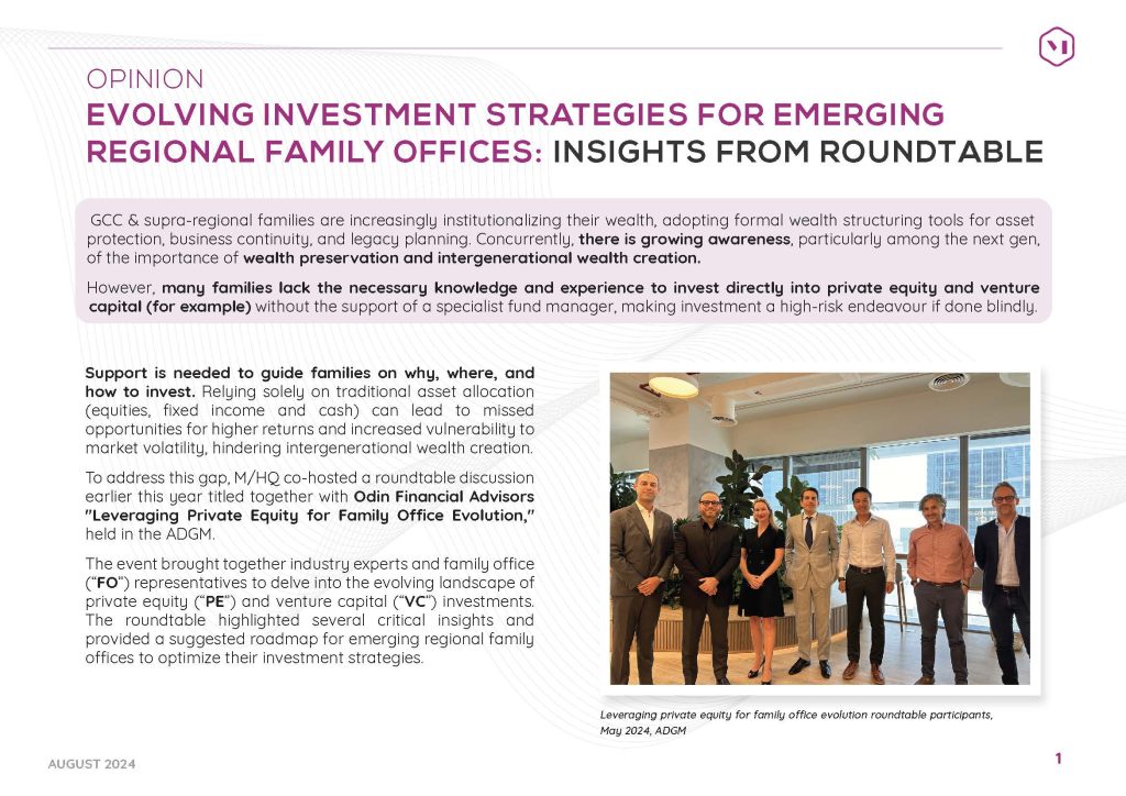 Evolving Investment Strategies Guiding Family Offices toward Sustainable Growth