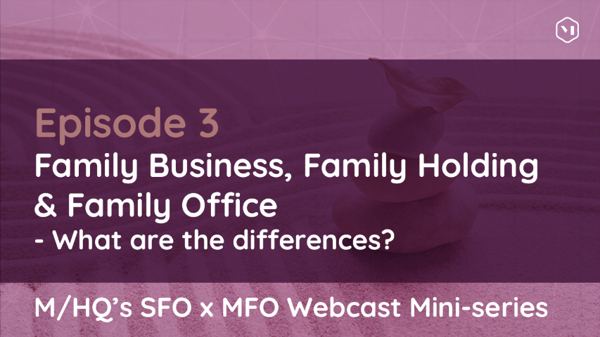 Episode 3 – Family Business, Family Holding & Family Office – What are the differences?