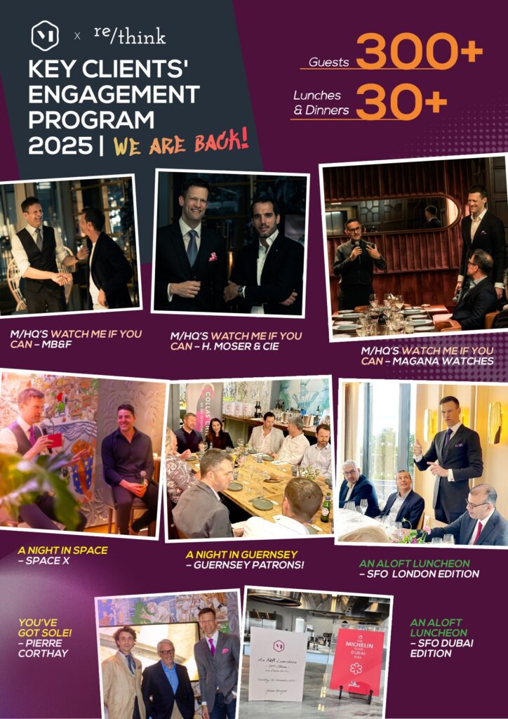 M/HQ X Re/think's Key Clients' engagement program is back!